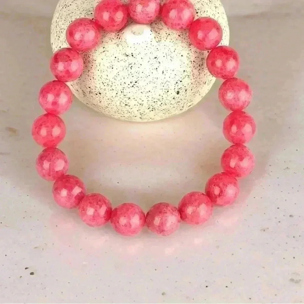 Rosemarie Rose Stone Bracelet
